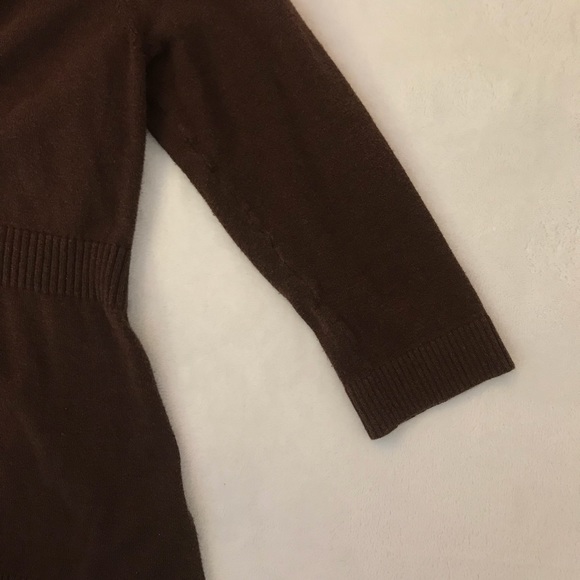 Dress Barn One Button Brown Cardigan Women’s Small - Picture 3 of 6